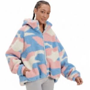 Ugg All Gender Pride Sherpa Hooded Jacket Size Small Excellent Condition!